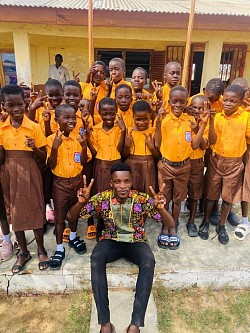 25 sets of new school uniforms.